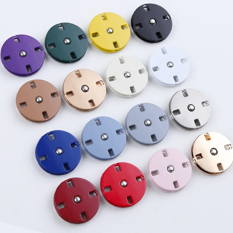Button Hole Cutter - Kolorowe metalowe zatrzaski do odzieży męskiej
