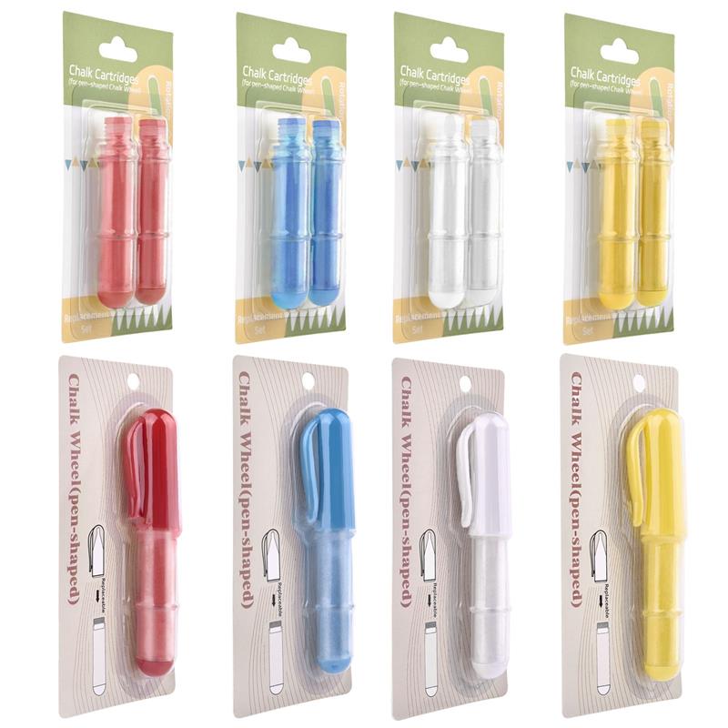 Tailor Chalk Marker - Kreda do tkanin Wymazywalne ołówki do