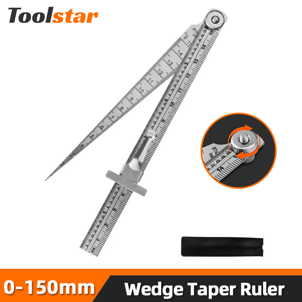 Seam Gauge Metal - Klinowe miary stożkowe Toolstar ze stali