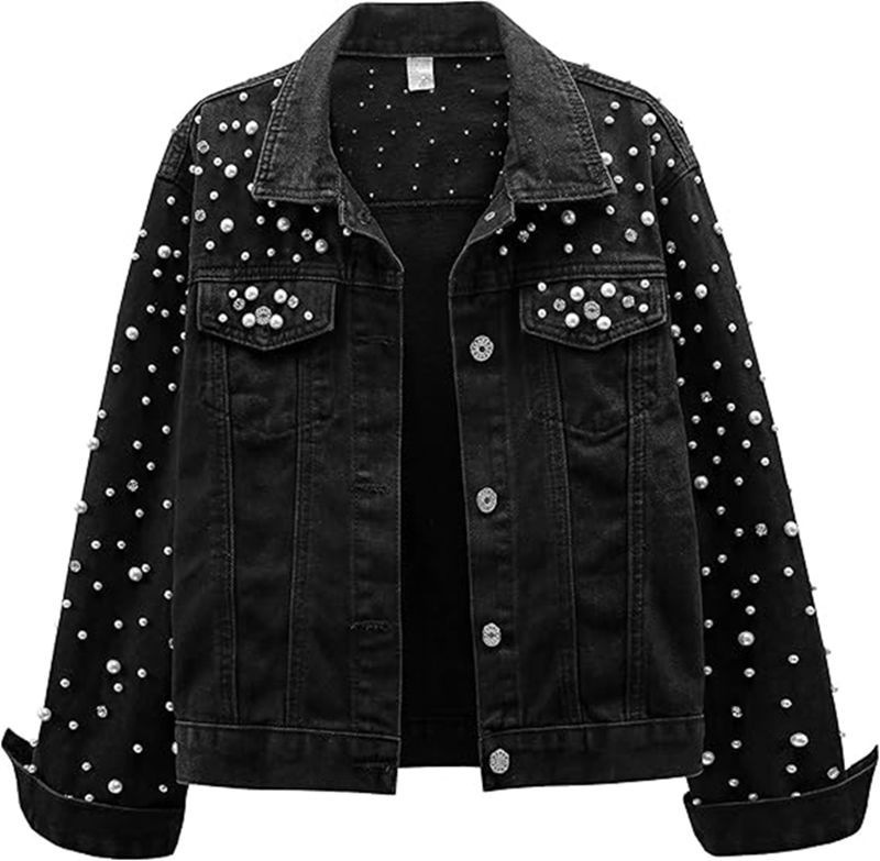 Sewing Jackets - Nowe kurtki jeansowe z perłami dla