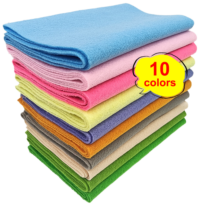 Is Sewing A Textile Craft - 10 sztuk miękkich arkuszy filcu o