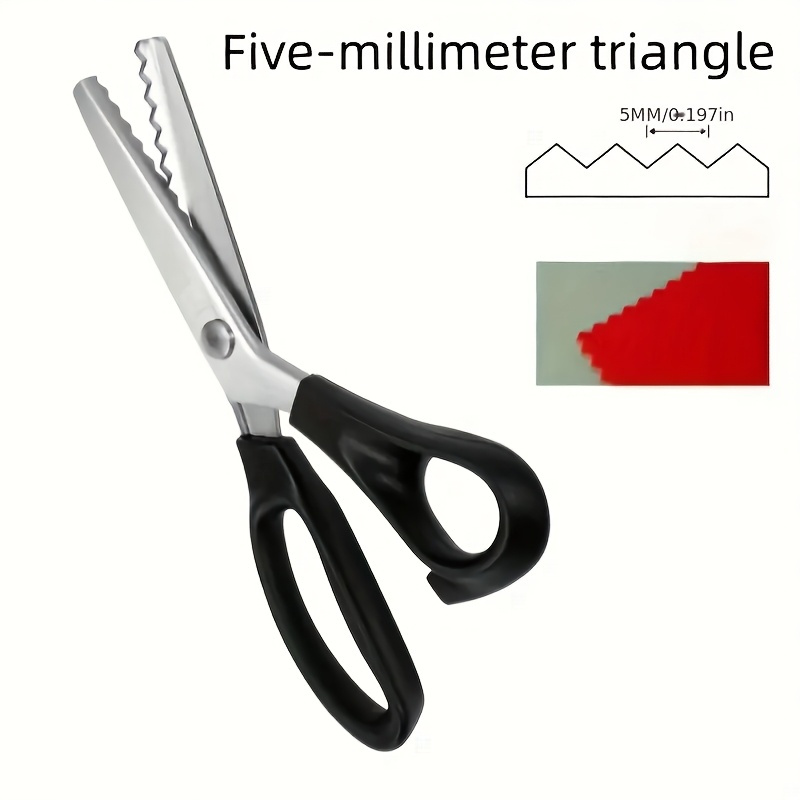 Pinking Shear Blade - Profesjonalne nożyce ząbkowane z ostrzami ząbkowanymi,