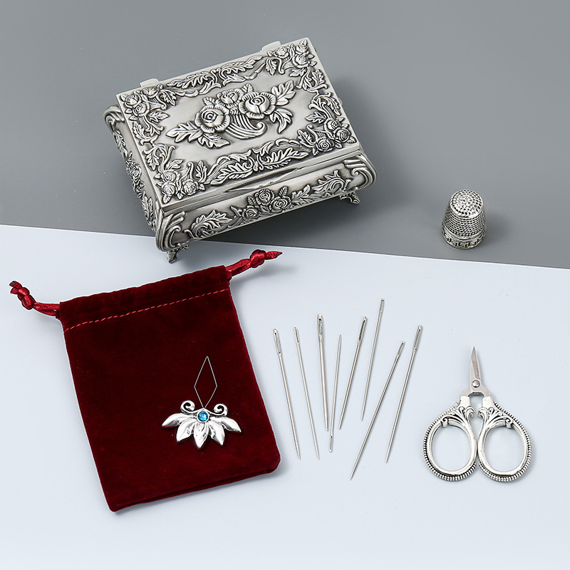 Sewing Thimble Metal - Zestawy nożyczek do haftu, nożyczki ze