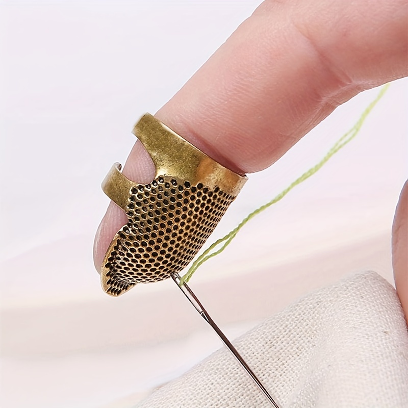 Sewing Thimble Metal - 4 szt. Naparstki do szycia, regulowane