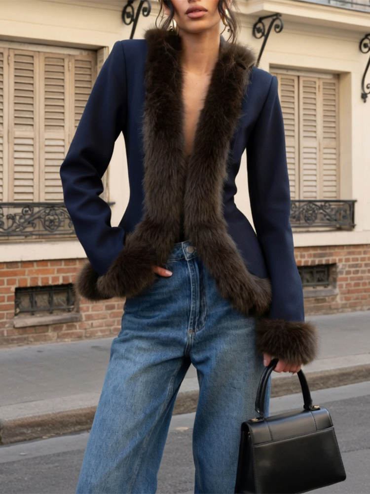 Sewing Jackets - Damski garnitur ze sztruksową spódniczką, retro,