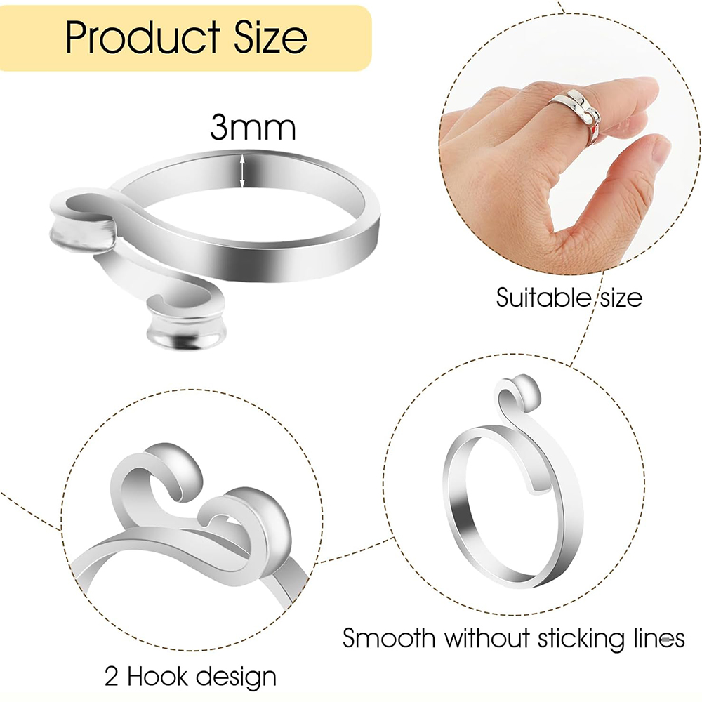 Dzianie szydełkowe pierścienie – Sewing Thimble Metal recenzja i cena