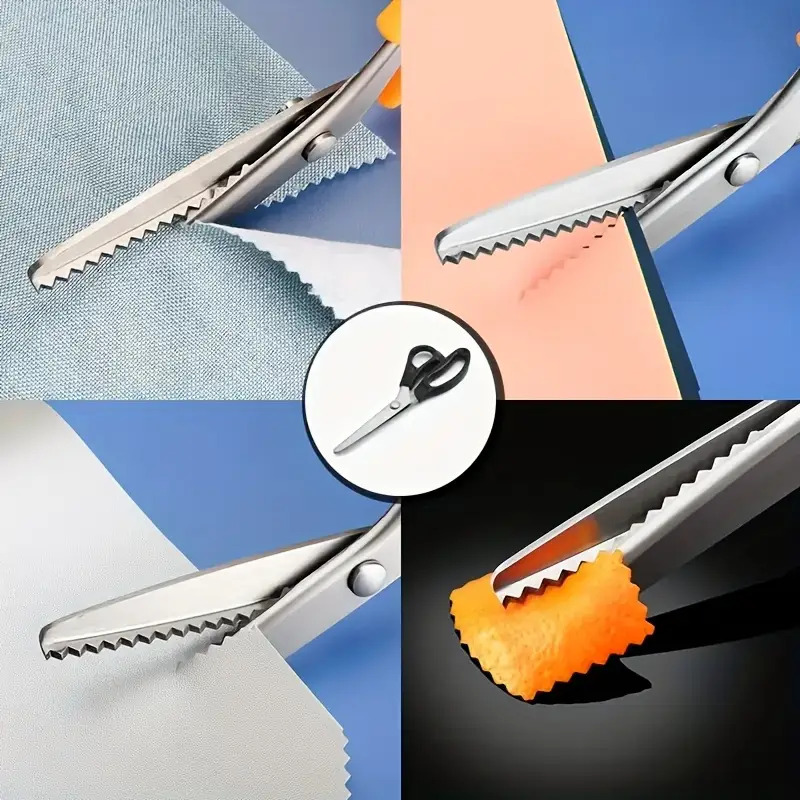 Profesjonalne nożyce ząbkowane – Pinking Shear Blade recenzja i cena