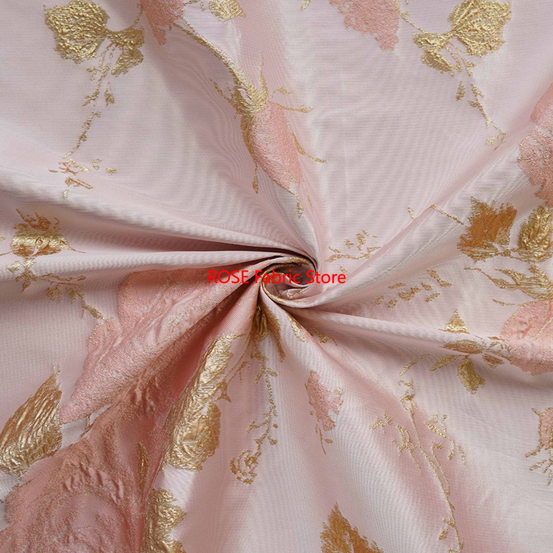 1 metr złotej tkaniny żakardow – Sewing Jackets recenzja i cena