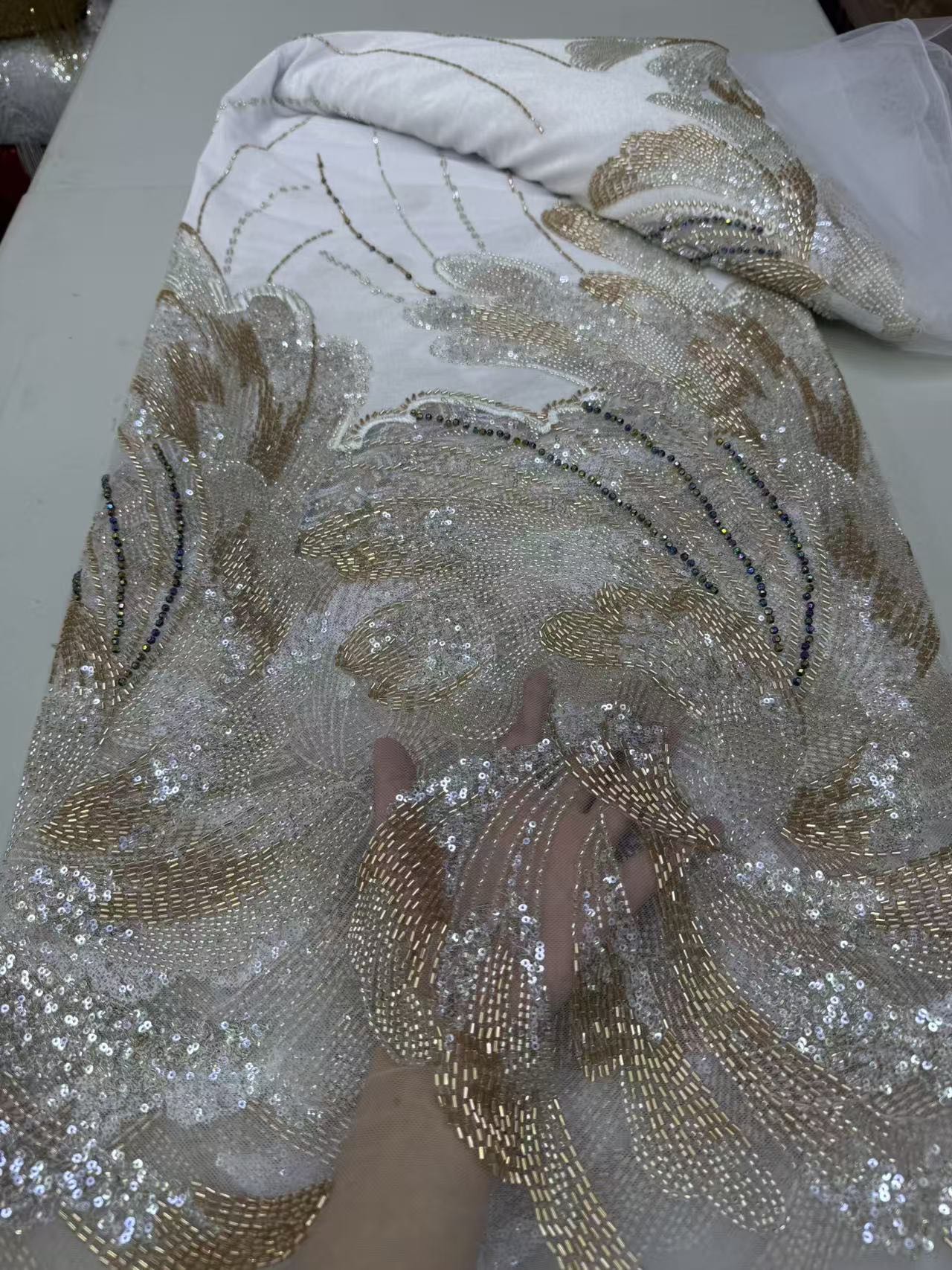 Tkanina koronkowa z tiulu z ce – Sewing Velvet Fabric recenzja i cena