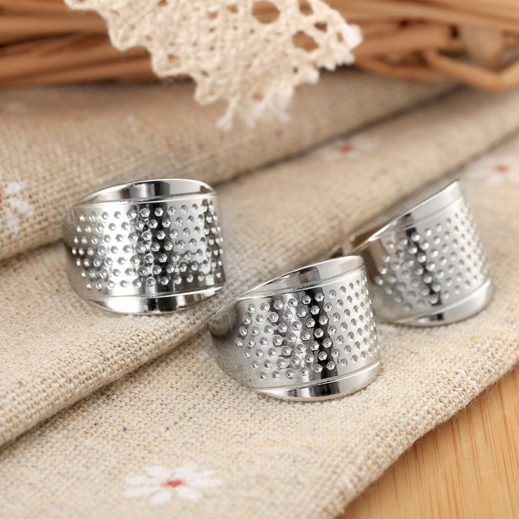 3 szt. Metalowe naparstki na p – Sewing Thimble Metal recenzja i cena