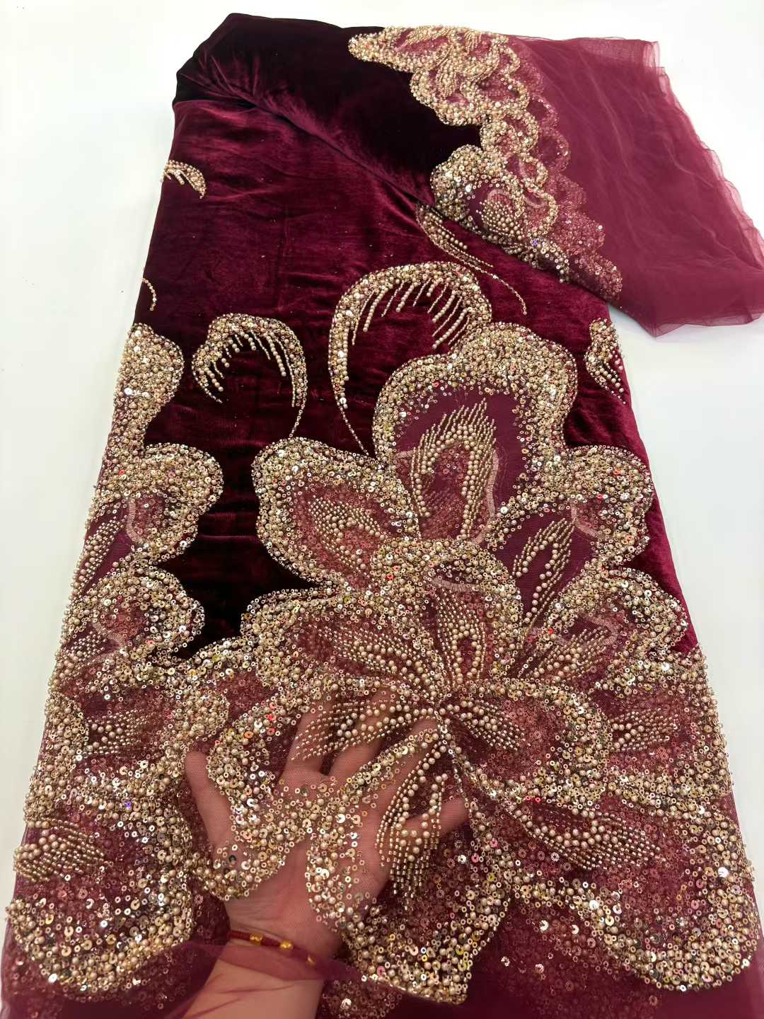 Afrykańska aksamitna koronka z – Sewing Velvet Fabric recenzja i cena