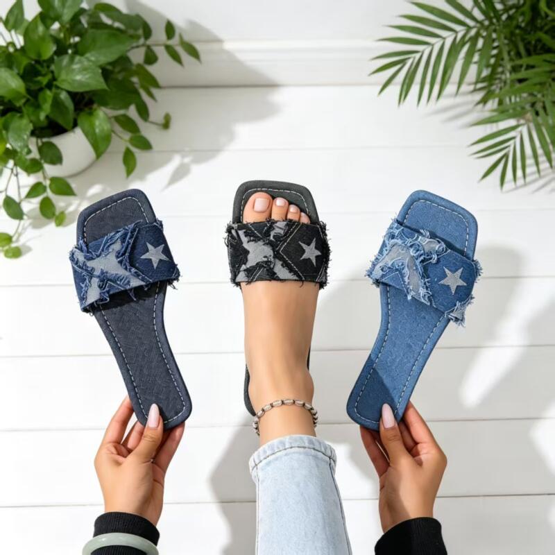 Sandały damskie Y2K z denimowy – Sewing Expert recenzja i cena