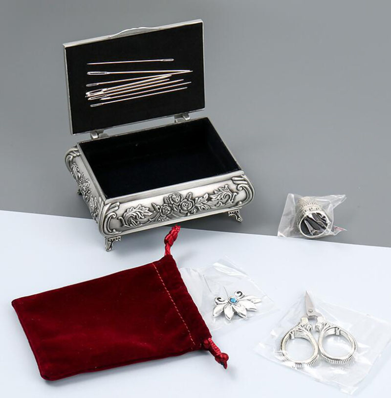 Zestawy nożyczek do haftu, noż – Sewing Thimble Metal recenzja i cena