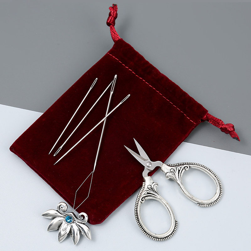 Zestawy nożyczek do haftu, noż – Sewing Thimble Metal recenzja i cena