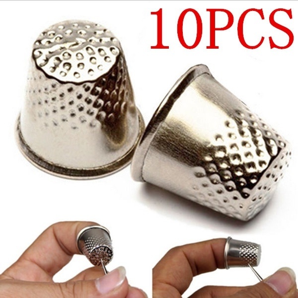 10 szt. Metalowe aluminiowe na – Sewing Thimble Metal recenzja i cena