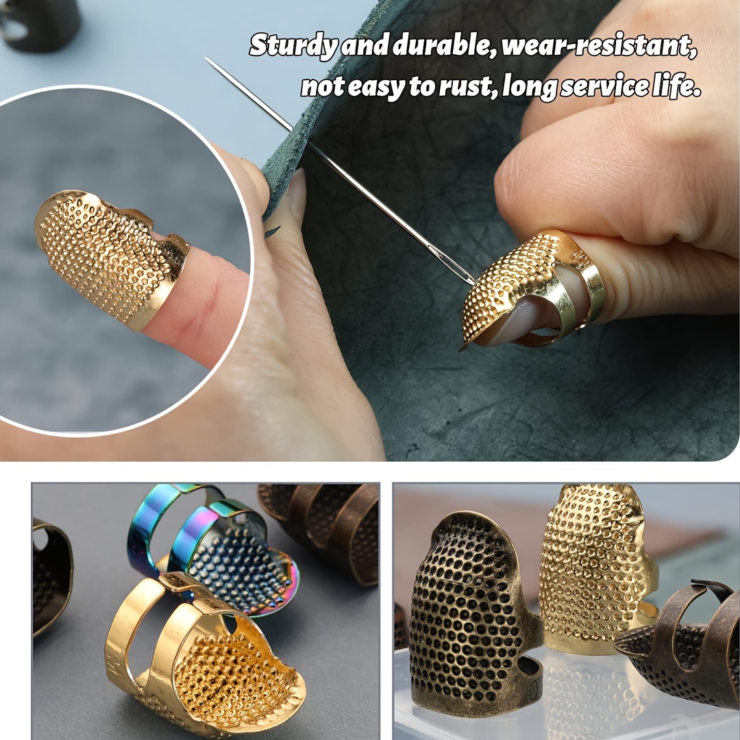 4 szt. Naparstki do szycia, re – Sewing Thimble Metal recenzja i cena